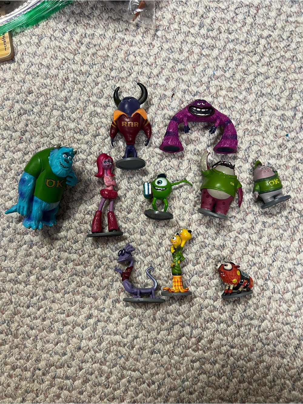 Monsters University Mini Figures Toy Set